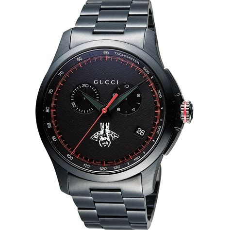 men's black gucci watch|gucci g timeless.